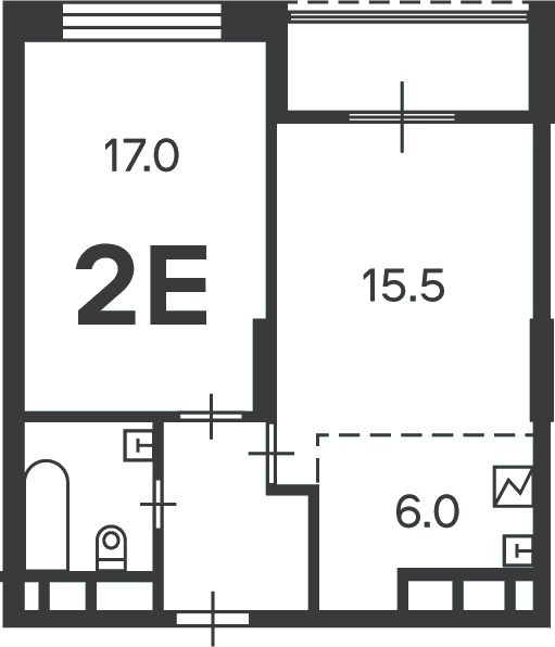 Планировка 2-комн.