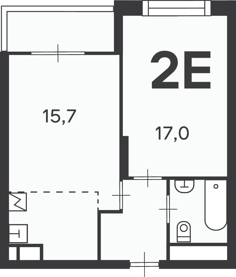 Планировка 2-комн.