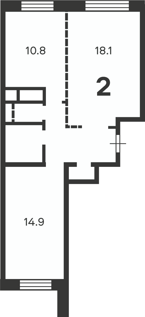 Планировка 2-комн.