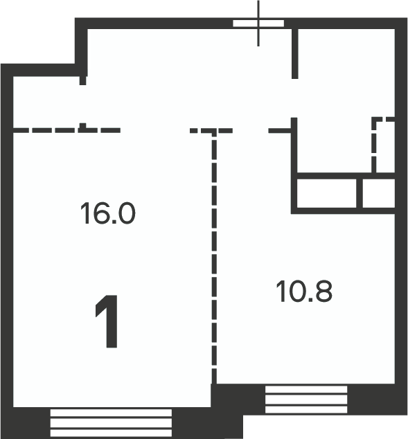 Планировка 1-комн.
