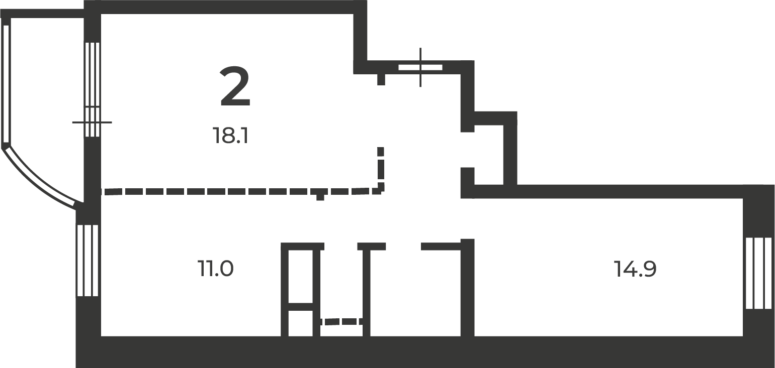 Планировка 2-комн.